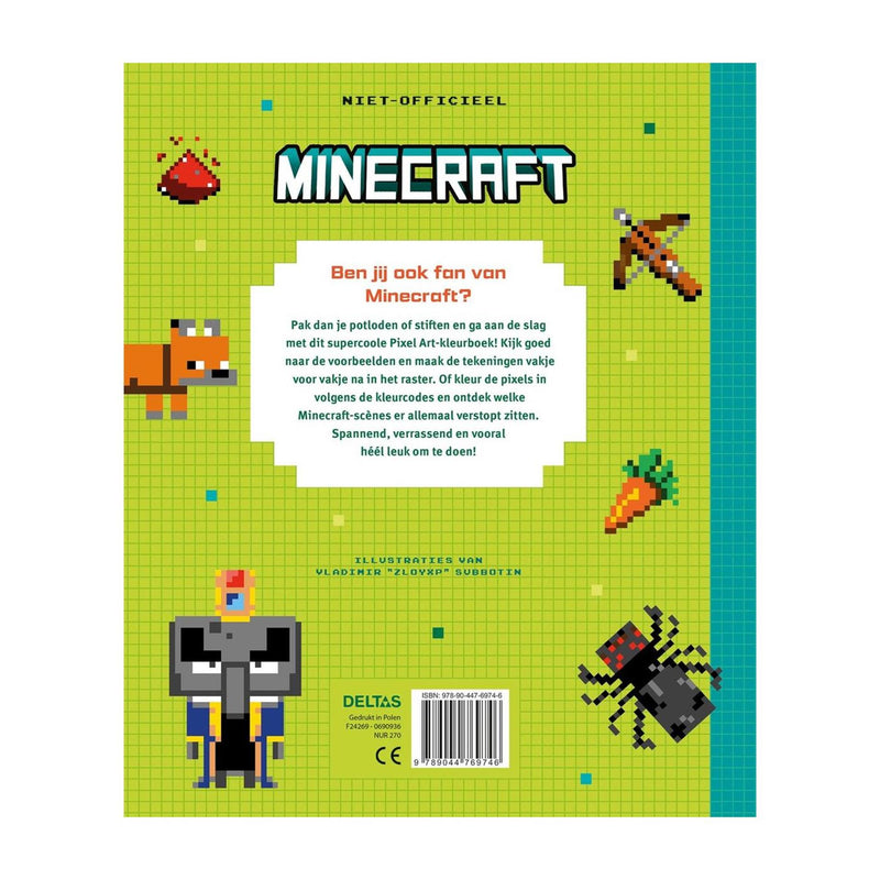 Afbeelding laden in galerijviewer, Deltas minecraft pixel kleurpret