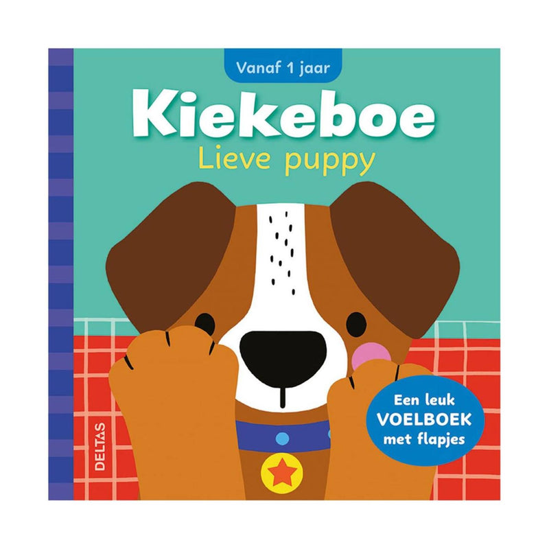 Afbeelding laden in galerijviewer, Deltas kiekeboe lieve puppy - kartonboekje met flapjes