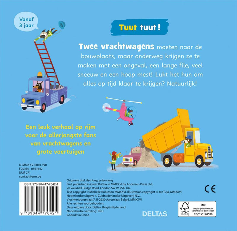 Chargez l'image dans la visionneuse de la galerie, Deltas tuut tuut - aan de slag! een boek vol leuke vrachtwagens