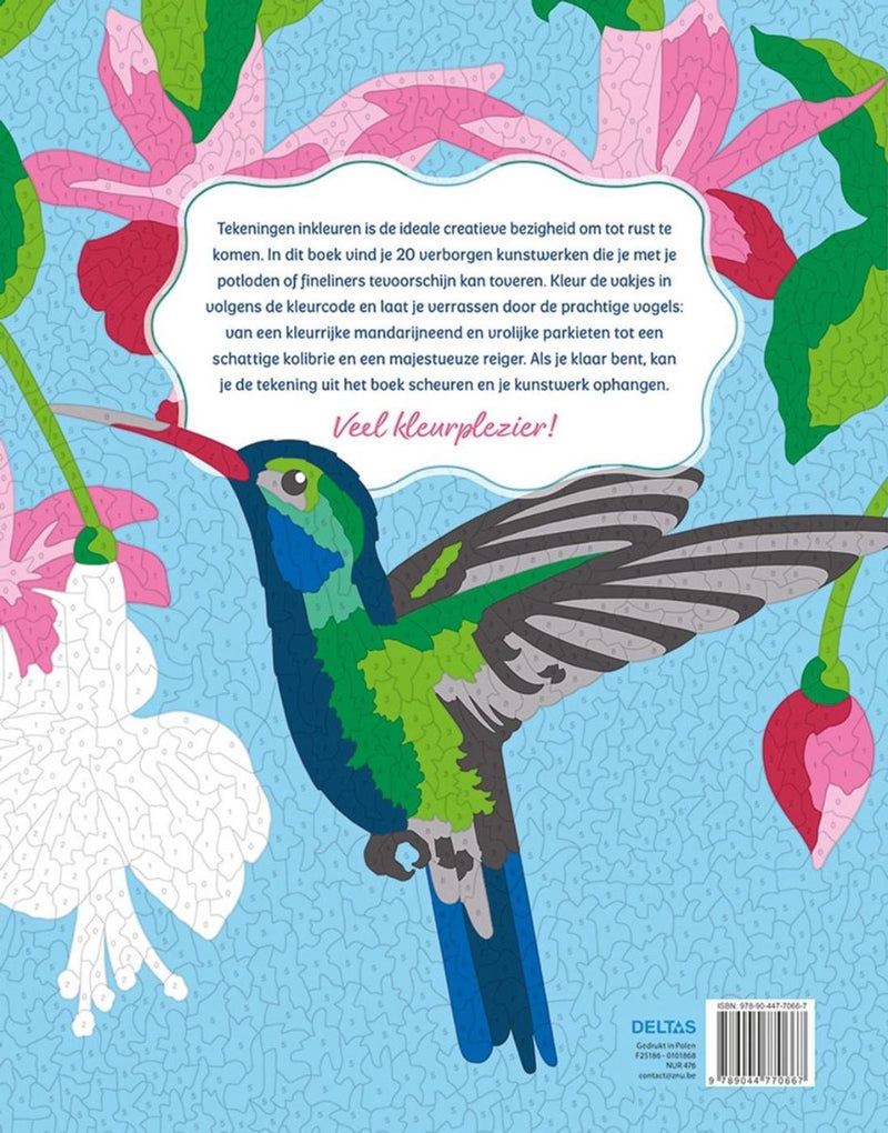 Chargez l'image dans la visionneuse de la galerie, Deltas vogels - kleurplaten op nummer