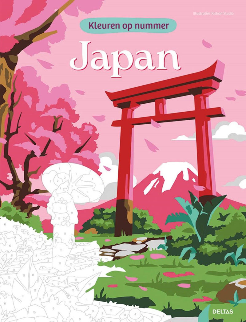 ギャラリービューアに画像をロードする, Deltas japan - kleuren op nummer