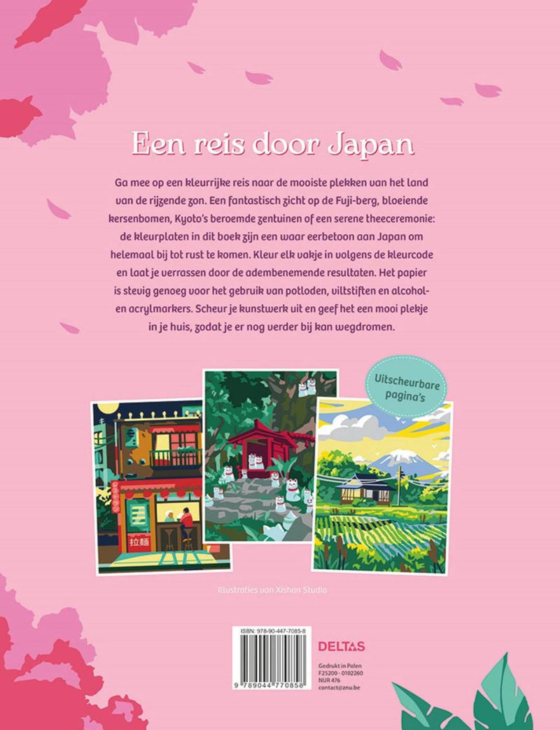 ギャラリービューアに画像をロードする, Deltas japan - kleuren op nummer