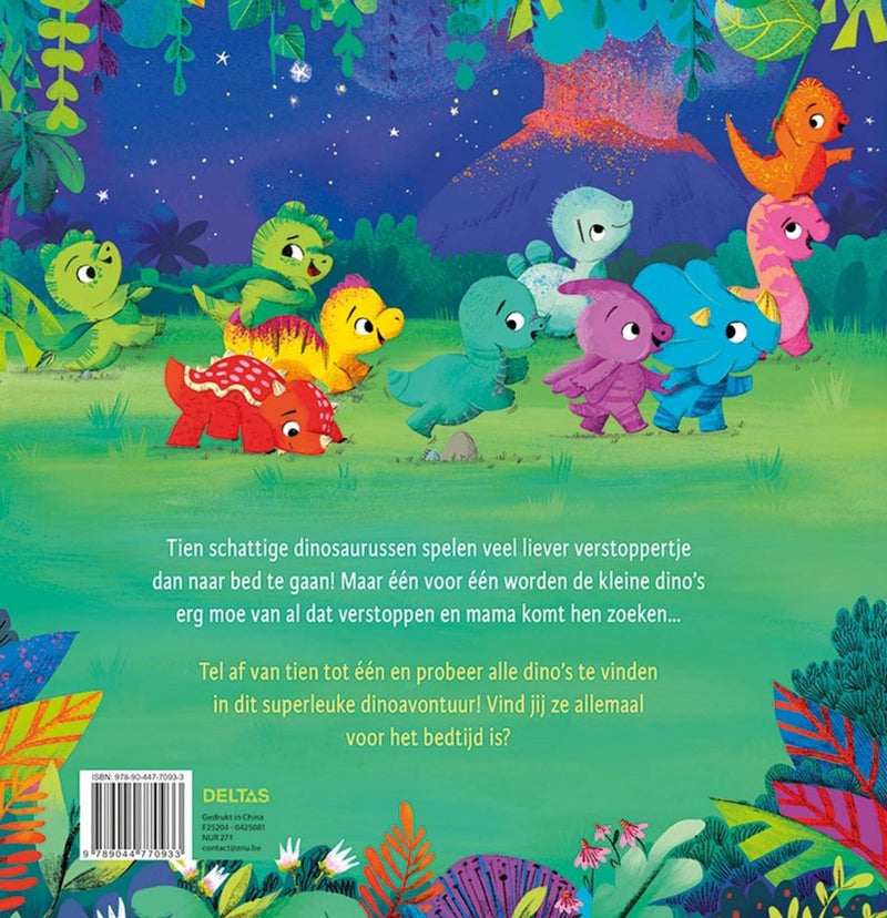 Afbeelding laden in galerijviewer, Deltas tijd voor bed, kleine dino's! kijk- en zoekboek