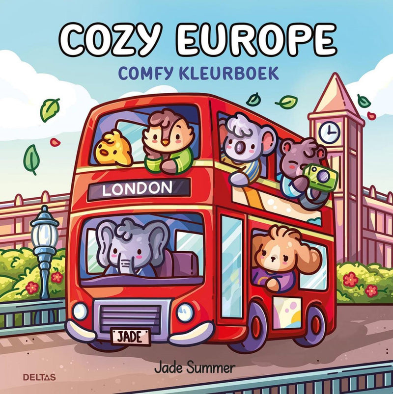 Afbeelding laden in galerijviewer, Deltas cozy europe - comfy kleurboek jade summer