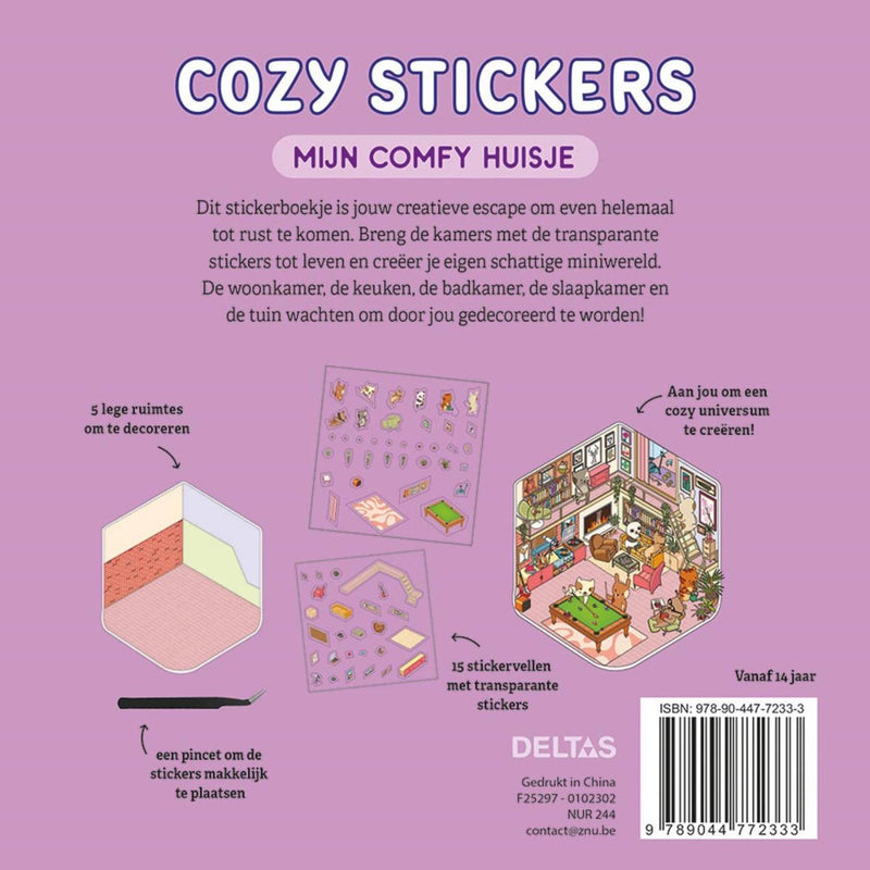 Chargez l'image dans la visionneuse de la galerie, Deltas cozy stickers - mijn comfy huisje