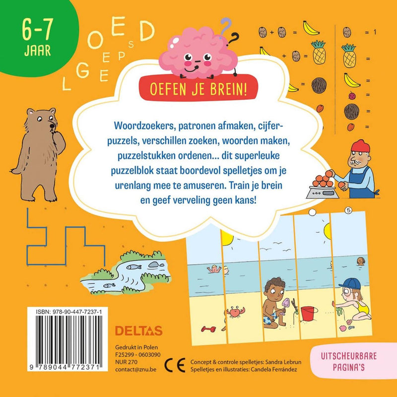 Afbeelding laden in galerijviewer, Deltas oefen je brein! leerrijke spelletjes 6-7 jaar