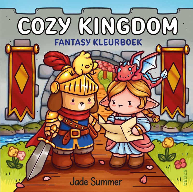 Chargez l'image dans la visionneuse de la galerie, Deltas cozy kingdom - fantasy kleurboek jade summer