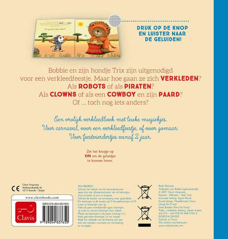 ギャラリービューアに画像をロードする, Geluidenboek:verkleden met bobbie