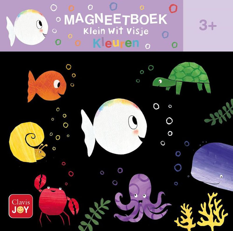 Chargez l'image dans la visionneuse de la galerie, Magneetboek klein wit visje. 3+