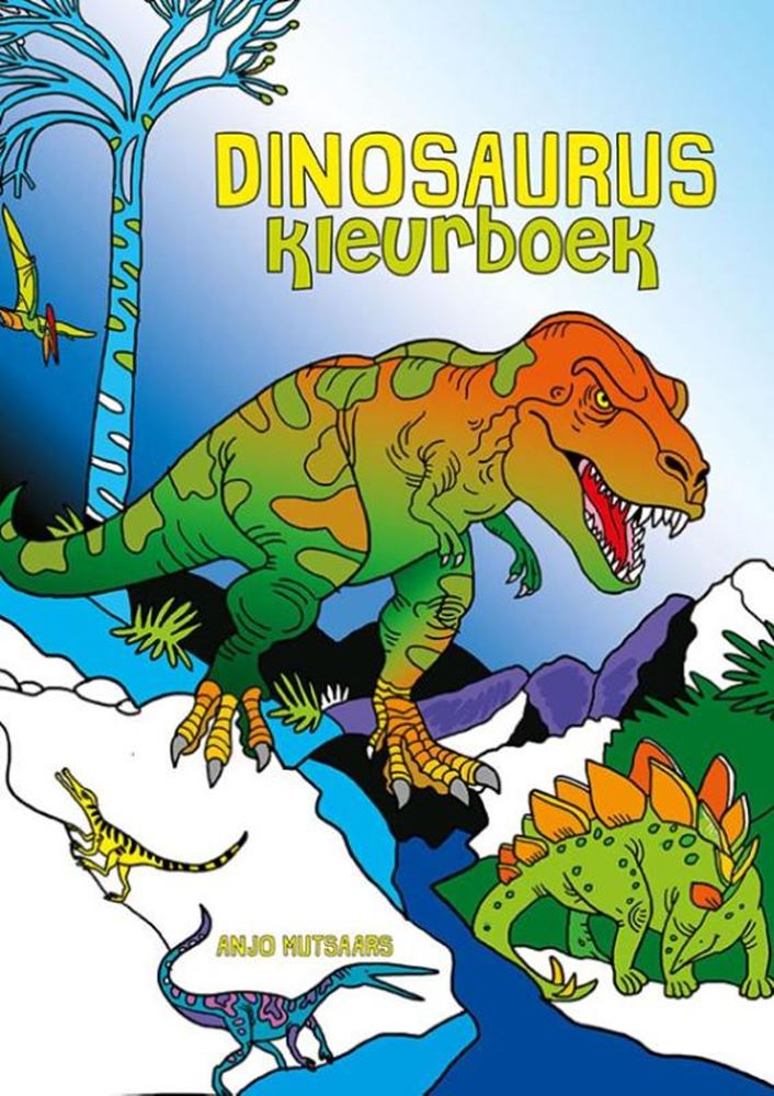 ギャラリービューアに画像をロードする, Kleurboek: dinosaurus.