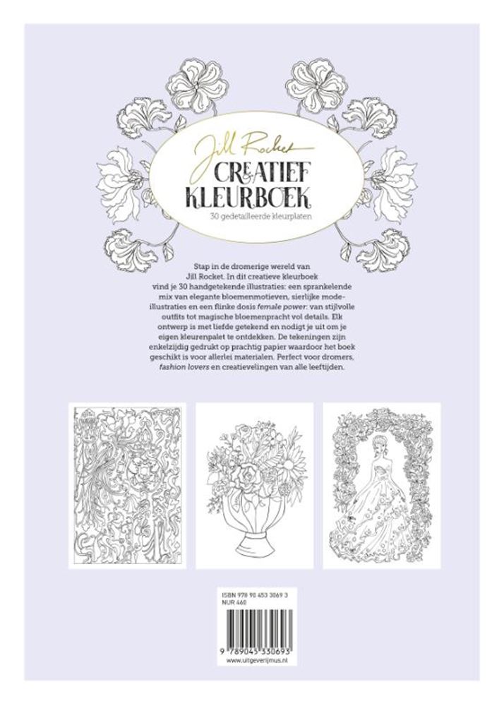 Chargez l'image dans la visionneuse de la galerie, Mus creatief jill rocket : creatief kleurboek