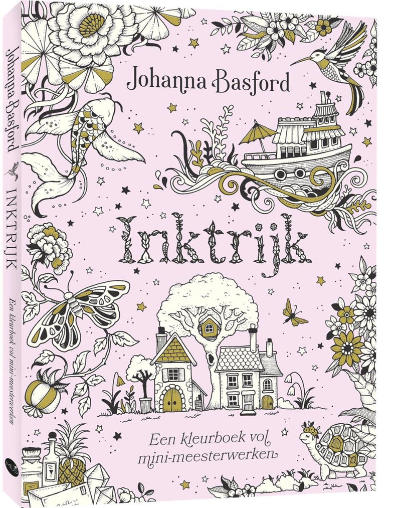 ギャラリービューアに画像をロードする, Kluitman mus creatief - inktrijk - johanna basford - een kleurboek vol mini-meesterwerken