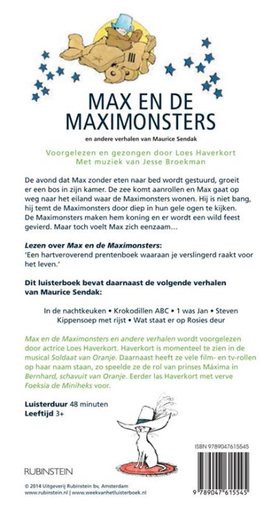 Afbeelding laden in galerijviewer, Lb: max en de maximonsters (1cd). 3+