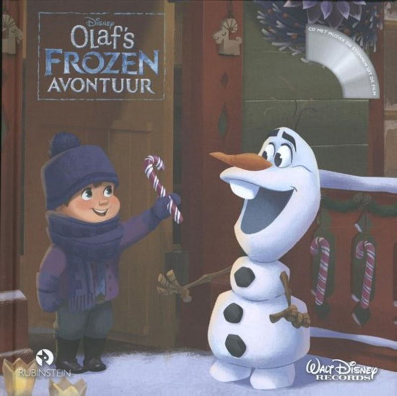 Afbeelding laden in galerijviewer, Olaf's frozen adventure (boek + cd). 4+