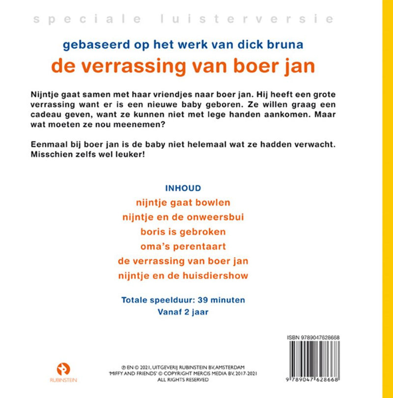 Chargez l'image dans la visionneuse de la galerie, Nijntje, de verrassing van boer jan. 3+