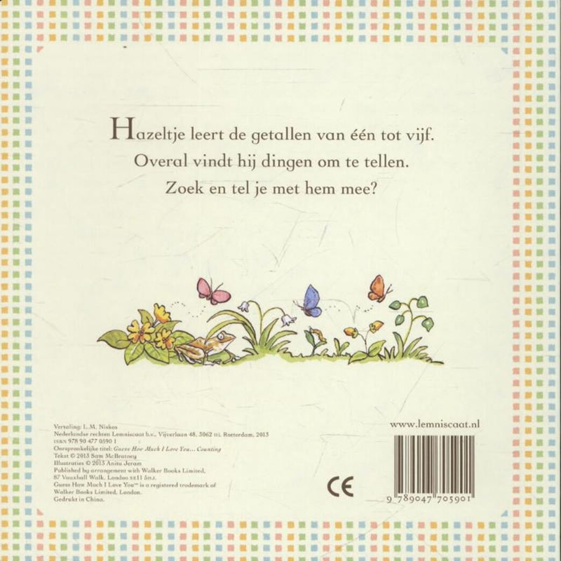 Chargez l'image dans la visionneuse de la galerie, Raad eens hoeveel ik van je hou: tellen.