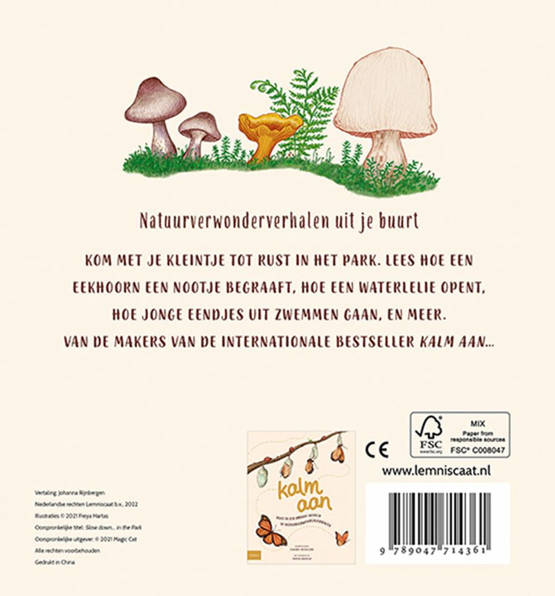 Afbeelding laden in galerijviewer, Kalm aan...in het park. kartonboekje 2+