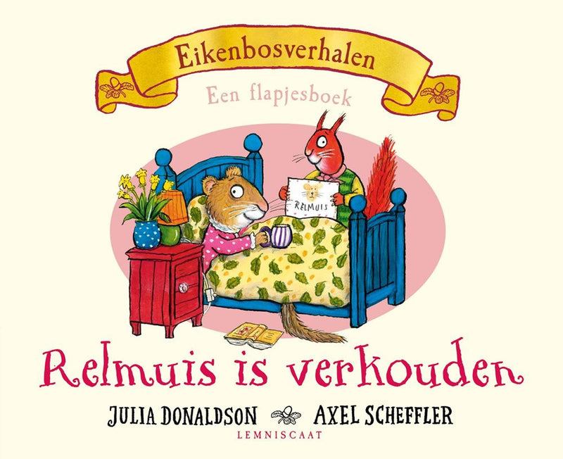 Afbeelding laden in galerijviewer, Relmuis is verkouden. kartonboek. 2+
