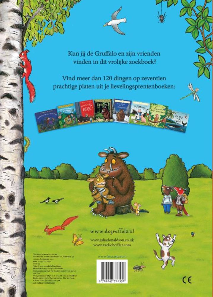 Chargez l'image dans la visionneuse de la galerie, De gruffalo en zijn vrienden zoekboek 4+