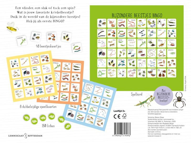 Afbeelding laden in galerijviewer, Spel: bijzondere beestjes bingo. 6+