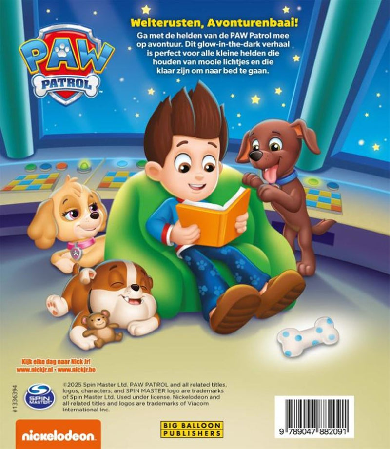 Afbeelding laden in galerijviewer, Paw patrol: welterusten, avonturenbaai.