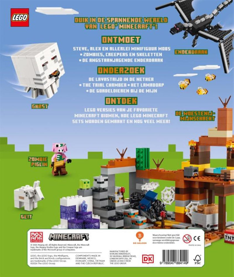 Afbeelding laden in galerijviewer, Groot lego minecraft boek 6+