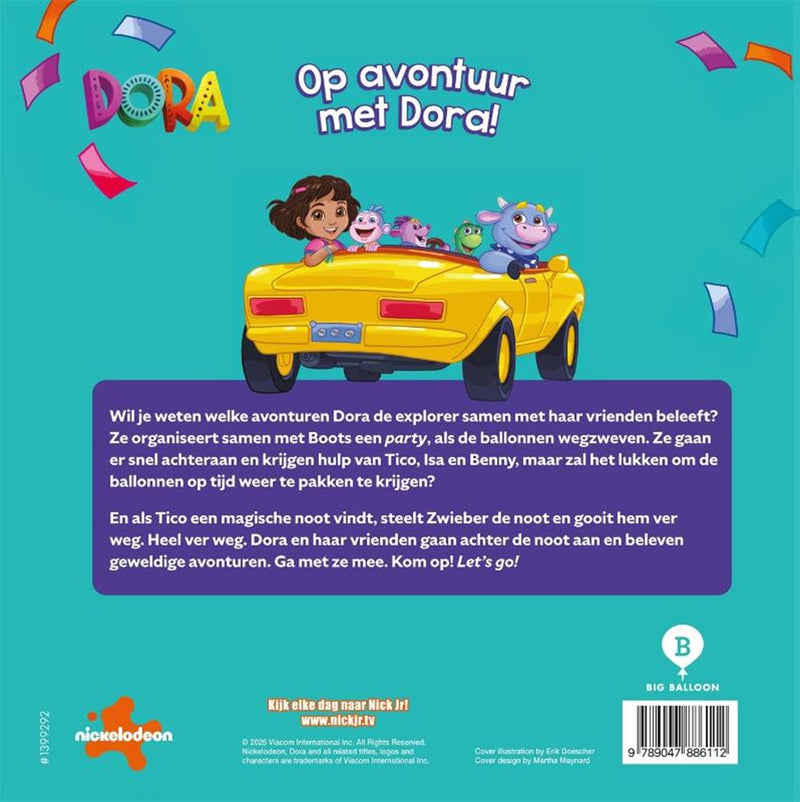 Chargez l'image dans la visionneuse de la galerie, Verhalenboek: op avontuur met dora 3+