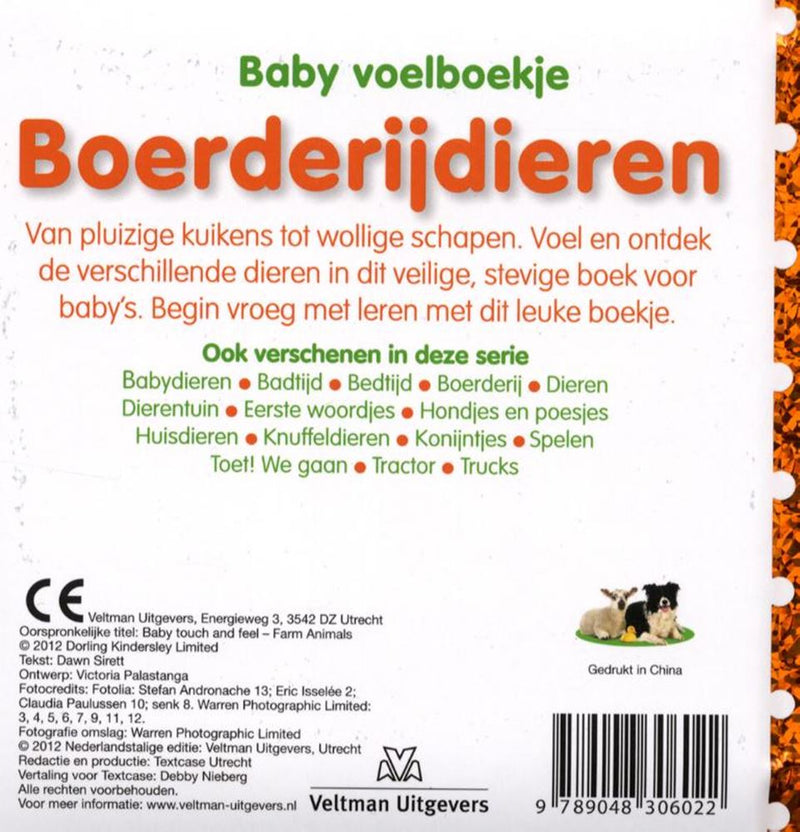 Afbeelding laden in galerijviewer, Baby voelboekje: boerderijdieren. 0+