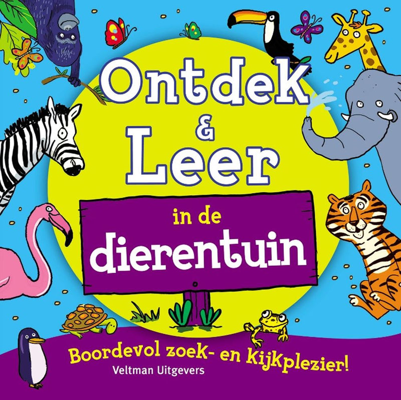 Afbeelding laden in galerijviewer, Ontdek en leer: in de dierentuin. 3+