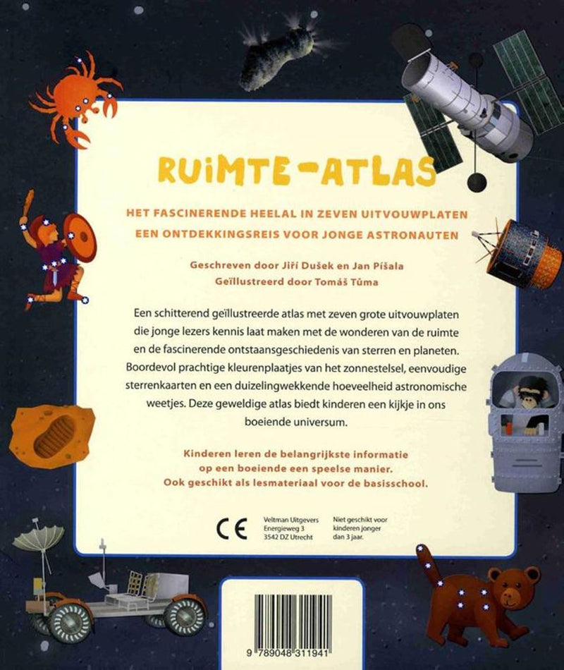 ギャラリービューアに画像をロードする, Ruimte-atlas (uitklapboek). 7+