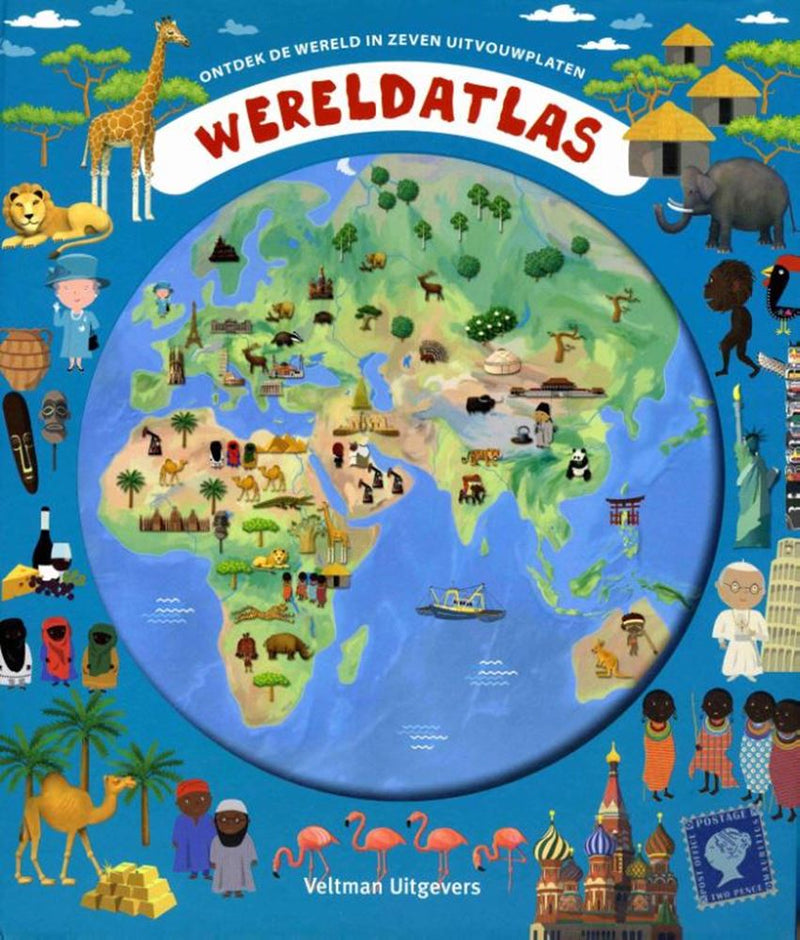 Afbeelding laden in galerijviewer, Wereldatlas (met uitvouwplaten). 7+