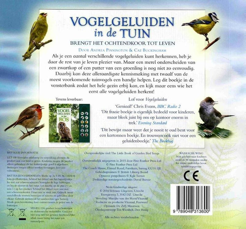 Afbeelding laden in galerijviewer, Vogelgeluiden in de tuin (geluid). 6+