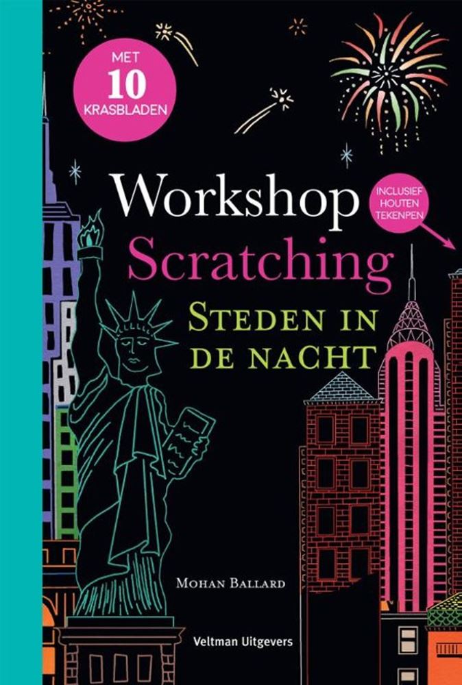 ギャラリービューアに画像をロードする, Workshop scratching: steden in de nacht