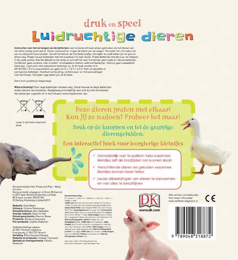 Chargez l'image dans la visionneuse de la galerie, Geluidenboek: luidruchtige dieren. 1+