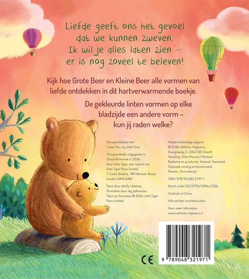 Afbeelding laden in galerijviewer, Kartonboek: ik hou van je, kleintje 1+