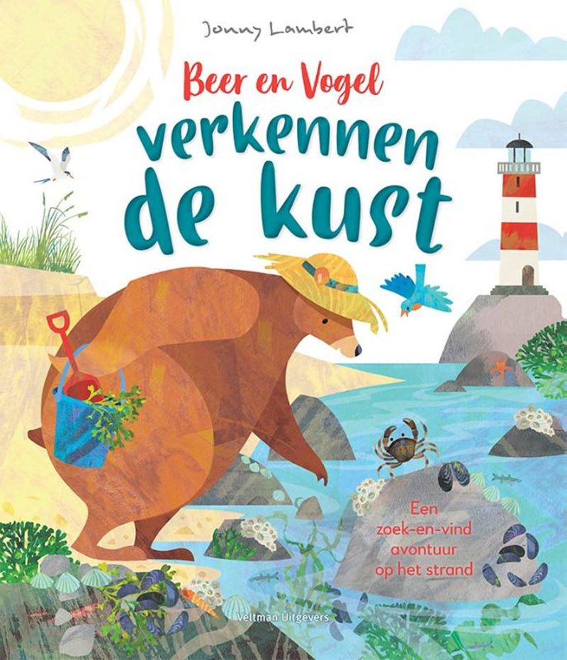 Afbeelding laden in galerijviewer, Beer en vogel verkennen de kust 3+