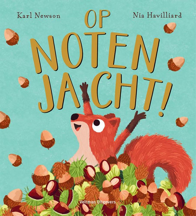 Afbeelding laden in galerijviewer, Prentenboek: op notenjacht! 3+