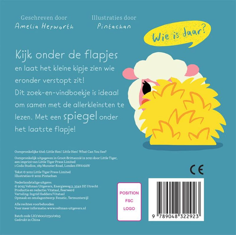 Afbeelding laden in galerijviewer, Flap:lief klein kipje, wat zie je daar?