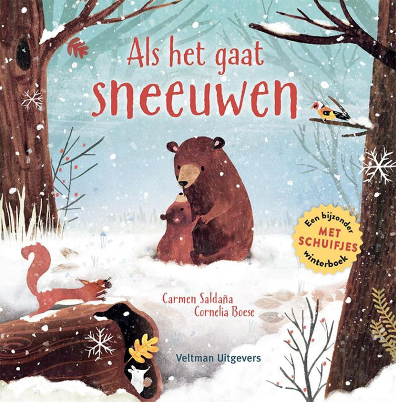 Afbeelding laden in galerijviewer, Kartonboek: als het gaat sneeuwen 1+