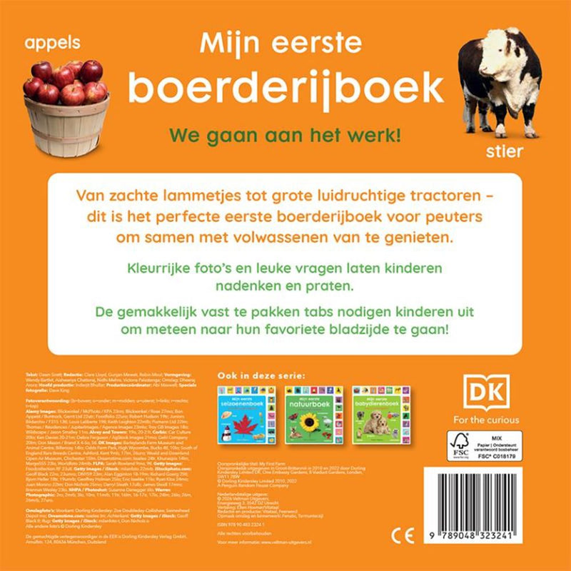 Afbeelding laden in galerijviewer, Kartonboek mijn eerste boerderijboek 0+