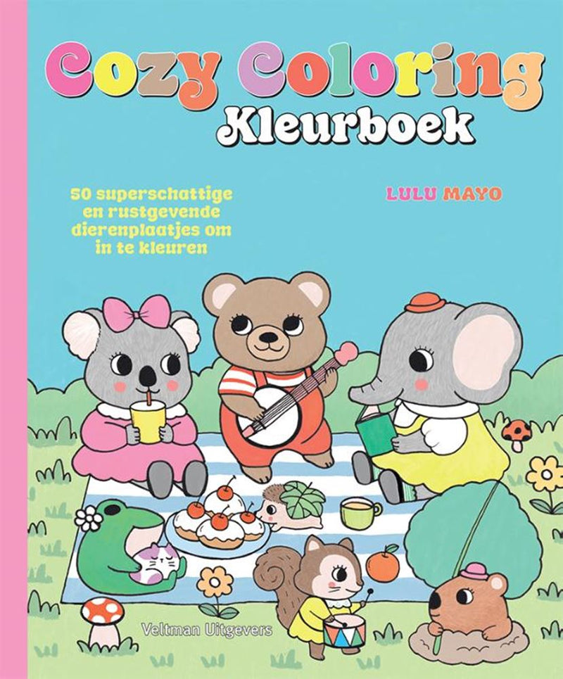 Afbeelding laden in galerijviewer, Cozy coloring kleurboek -