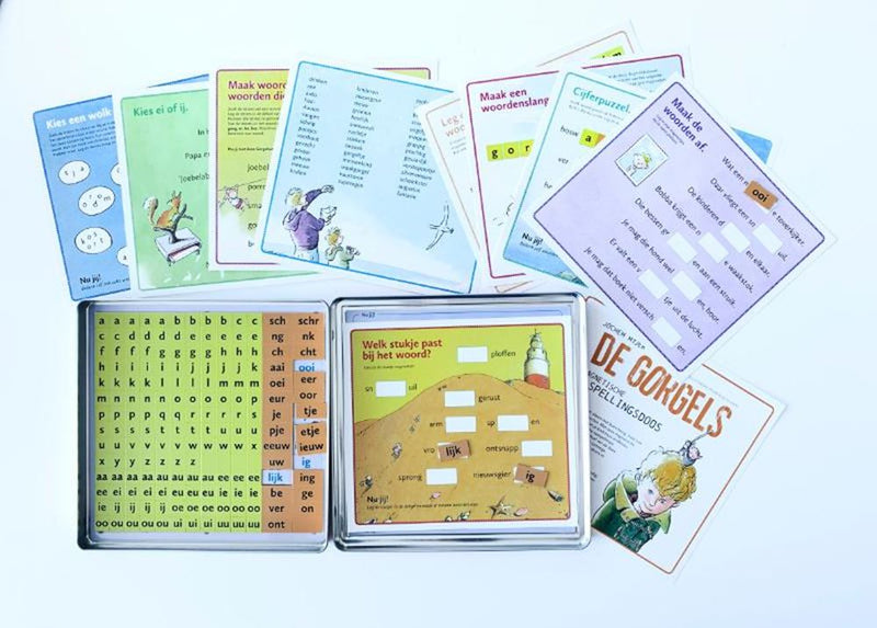Afbeelding laden in galerijviewer, Zwijsen de gorgels spellingsdoos magn. 7+