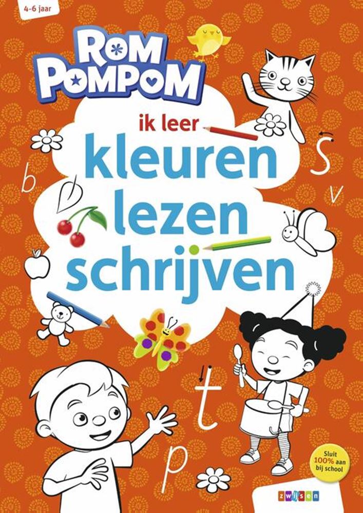 Afbeelding laden in galerijviewer, Wpg uitgevers rompompom ik leer kleuren, lezen en schrijven (4-6 jaar)
