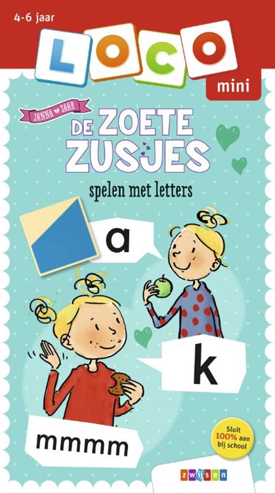Afbeelding laden in galerijviewer, Centraal boekhuis loco mini de zoete zusjes spelen met let
