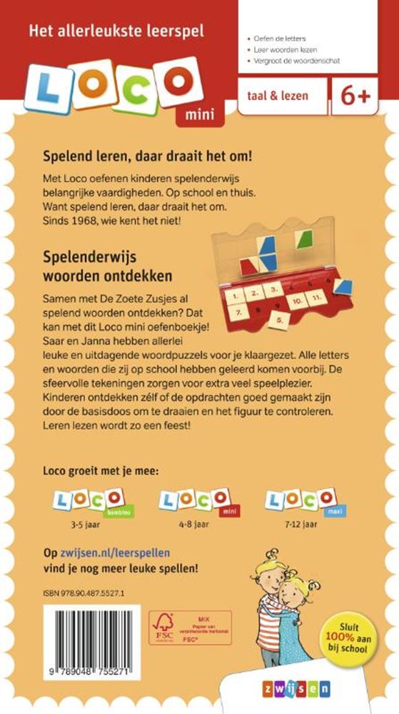 Chargez l'image dans la visionneuse de la galerie, Centraal boekhuis loco mini de zoete zusjes spelen met woo