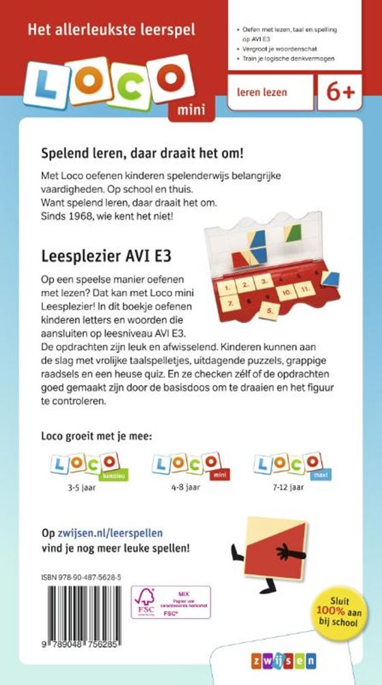 Afbeelding laden in galerijviewer, Wpg uitgevers loco mini leesplezier avi e3 6+
