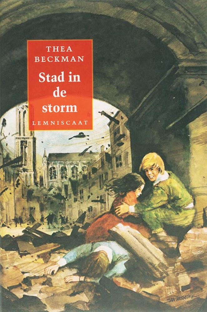 ギャラリービューアに画像をロードする, Stad in de storm. 10+