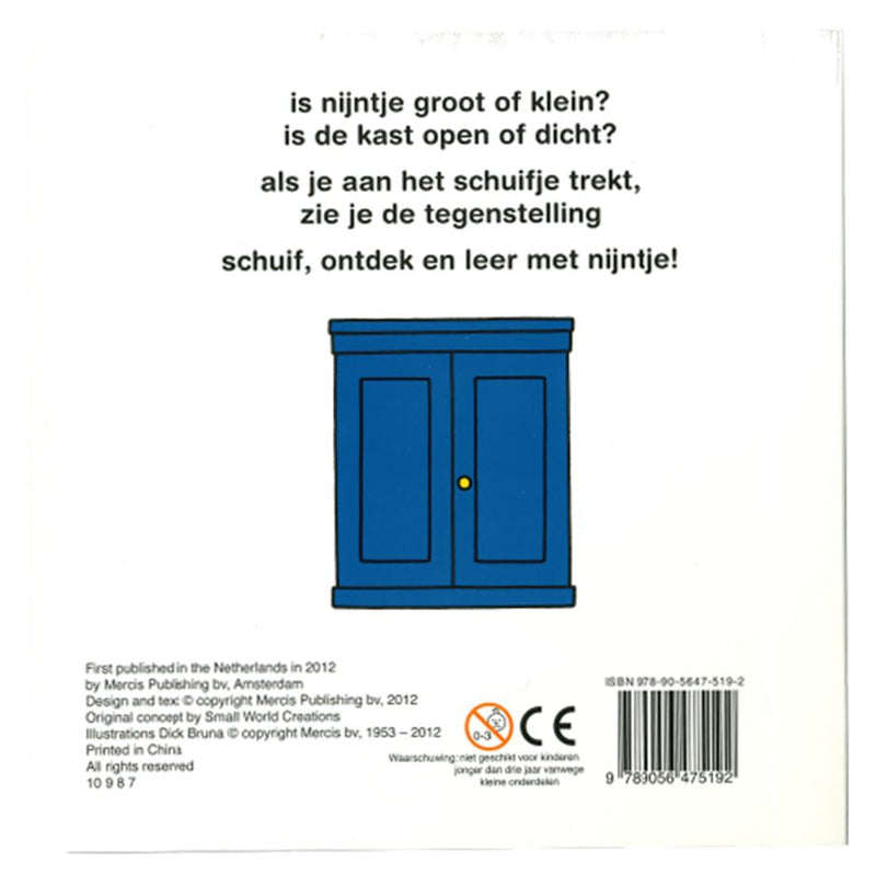ギャラリービューアに画像をロードする, Nijntje schuif, open of dicht (karton).