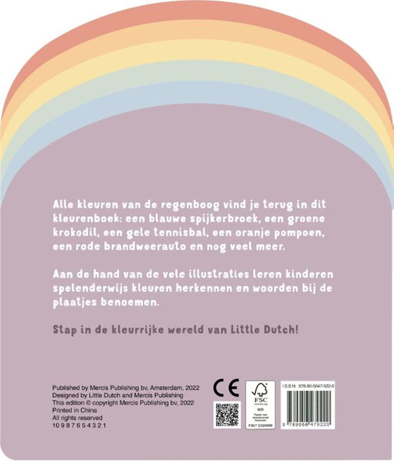 Afbeelding laden in galerijviewer, Little dutch: regenboog kleurenboek. 1+
