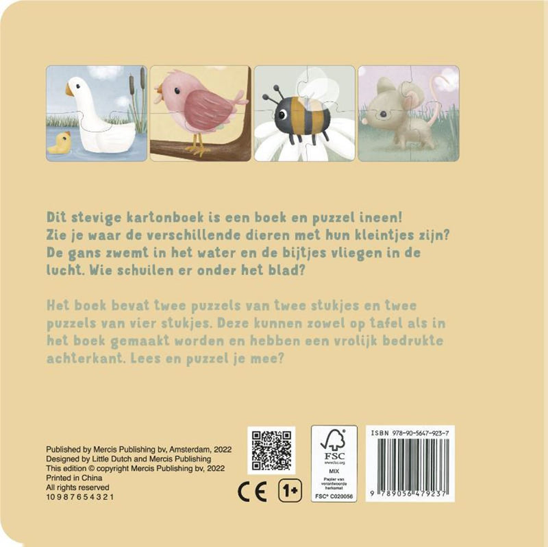 ギャラリービューアに画像をロードする, Little dutch : mijn dieren puzzelboek. 2+